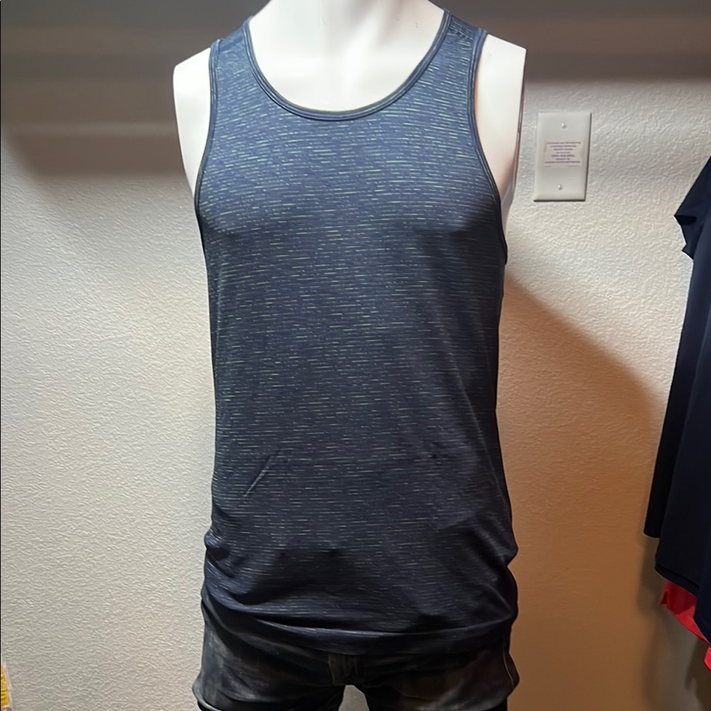 Lululemon Men's Blue Tank Top Medium